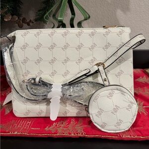 Nicole Miller, New York monogram Crossbody bag